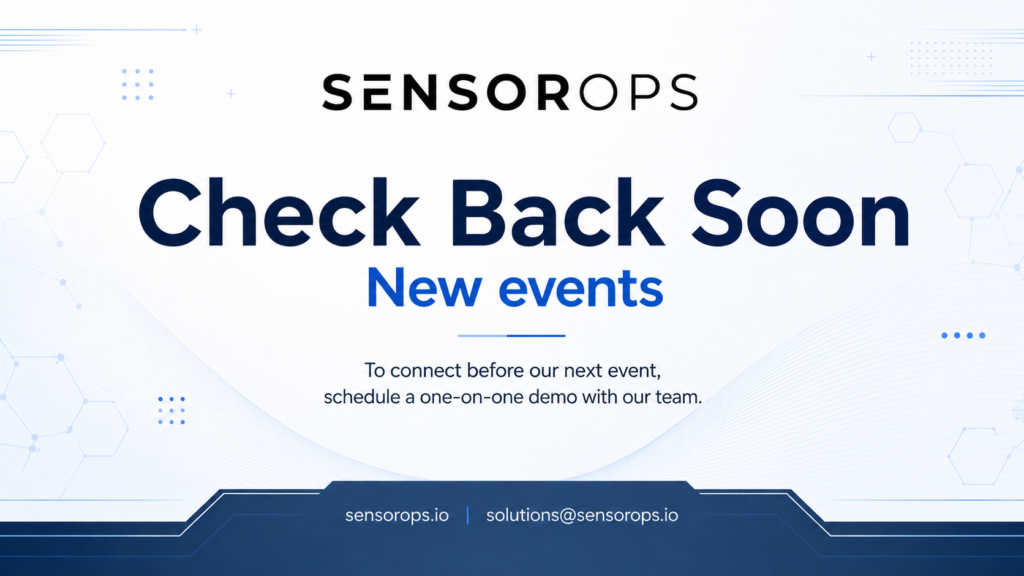 No events are currently scheduled